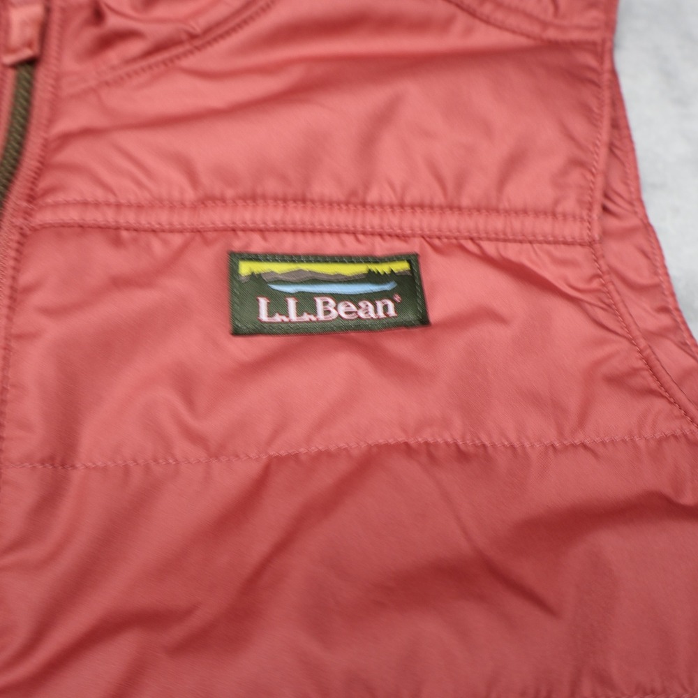 LL Bean Vest Womens Medium Rose Mountain Classic Puffer Light‎ Pack Insulated - Picture 4 of 12